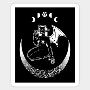 Conjuration in the moonlight | Occult Witch Sticker